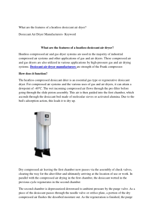 Frank compressor blog