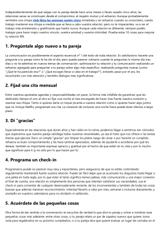 Maneras sorprendentes de hacer mejor tu relación