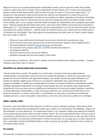 Consejos para crear una relación sana