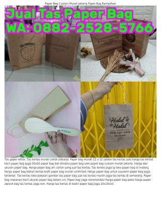 ౦882_2528_5766 (WA) Tas Kertas Murah Warna Putih Jual Paper Bag Animals