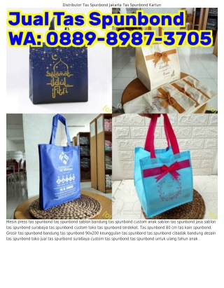 088ᑫ_8ᑫ87_3705 (WA) Grosir Tas Spunbond Harga Tas Spunbond Sablon