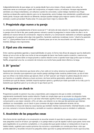 Formas de hacer mas fuerte tu relación