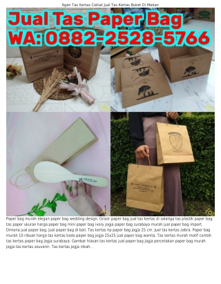 Ô88ᒿ.ᒿ5ᒿ8.57ϬϬ (WA) Tas Dari Kertas Karton Tas Kertas Walimah
