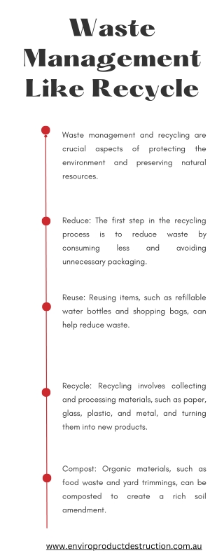 waste management like recycle