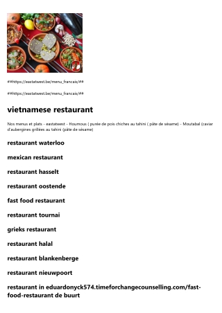 restaurant gastronomique