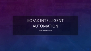 Top Kofax Intelligent Automation Services In The USA | Kofax OCR