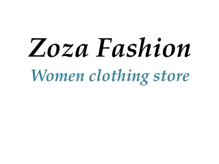 Explore the Party Wear Dresses for Women at Zoja Fashion