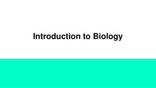 Introduction to Biology