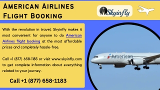 American Airlines Flight Booking