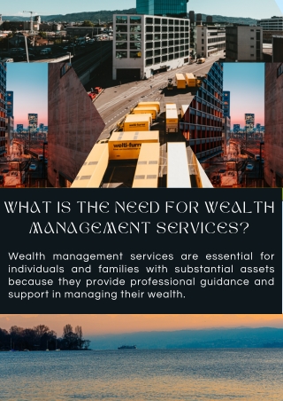 What is the need for wealth management services