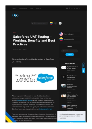 Salesforce UAT Testing – Working, Benefits and Best Practices