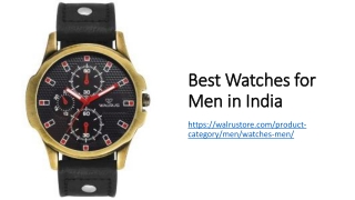 Best Watches for Men in India