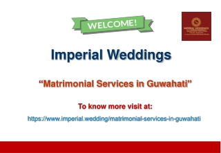 Matrimonial Services in Guwahati