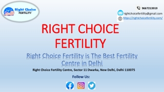 RIGHT CHOICE FERTILITY