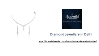 Diamond Jewellery in Delhi