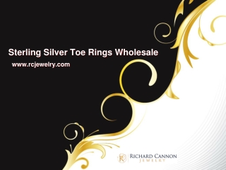 Sterling Silver Toe Rings Wholesale - www.rcjewelry.com