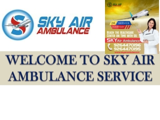 Air Ambulance in Patna with Hi-Tech  Medical Services