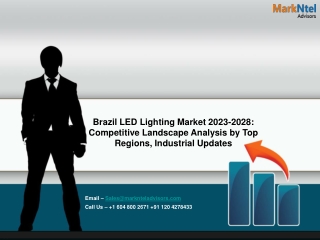 Brazil LED Lighting Market: Size 2023: Share, Trends, Top Brands