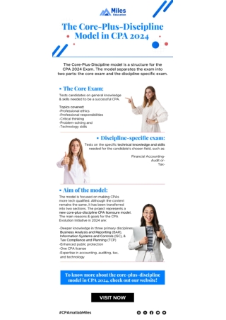 The Core-Plus-Discipline Model in CPA 2024