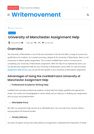Assignment Help Services by Professional Writers in UK