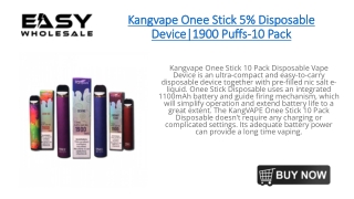Kangvape Onee Stick 5% Disposable Device