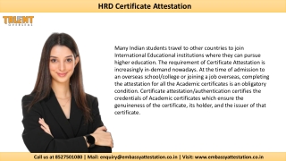 Complete Guide for HRD Certificate Attestation