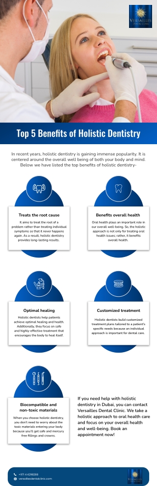 Top 5 Benefits of Holistic Dentistry - Versailles Dental Clinic