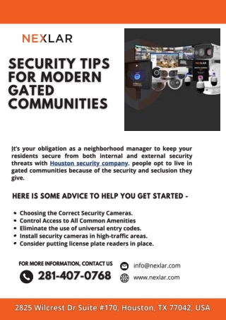 Security Tips for Modern Gated Communities