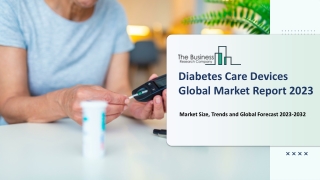 Diabetes Care Devices Market