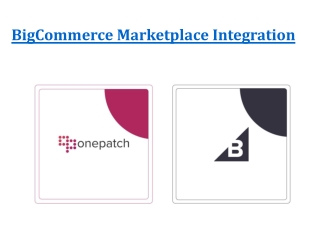 BigCommerce Marketplace Integration | BigCommerce Order and Inventory Management