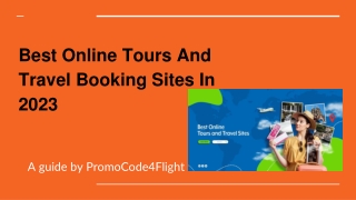 Best Travel and Tour Booking Websites in 2023 - PromoCode4Flight