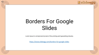 Border Slides