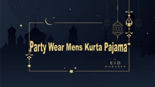 Party Wear Mens Kurta Pajama