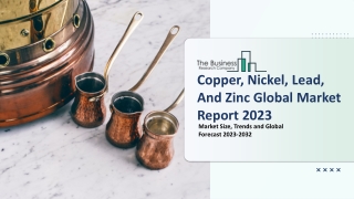 Copper, Nickel, Lead, And Zinc Market Size, Trends And Overview Report 2023-2032