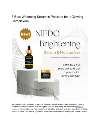 3 Best Whitening Serum in Pakistan for a Glowing Complexion (1)