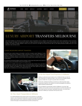 airport transfer melbourne