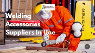 Welding Accessories Suppliers In Uae