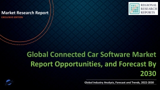 Connected Car Software Market Growing Geriatric Population to Boost Growth 2033