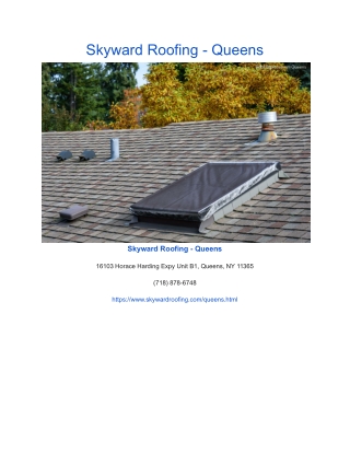 Skyward Roofing - Queens