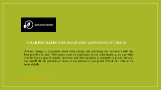 Best Solar Energy Installation services