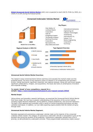 Unmanned Aerial Vehicle Market