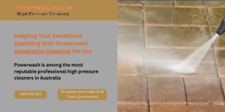 Keeping Your Sandstone Sparkling With Powerwash Sandstone Cleaning Service