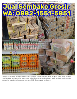 Ô882-I55I-585I (WA) Grosir Sembako Dan Snack Gambar Grosir Sembako