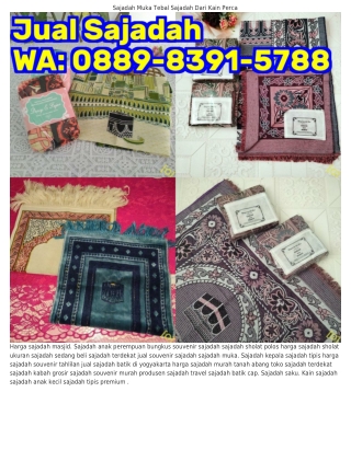 0889~8391~5788 (WA) Sajadah Ajaib Souvenir Haji Murah Sajadah