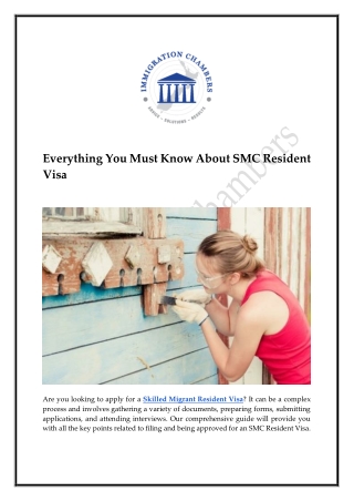 Everything You Must Know About SMC Resident Visa