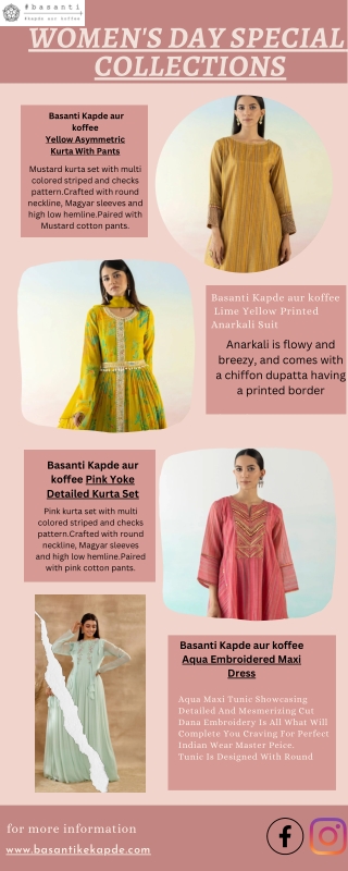 Women's Day Special | Basanti Kapde Aur Koffee | Ethnic Wear Online