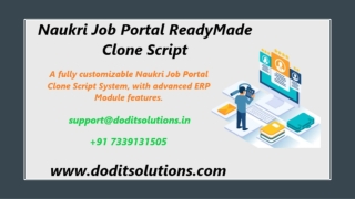 Best Naukri Job Portal Clone System - Readymade Clone Script