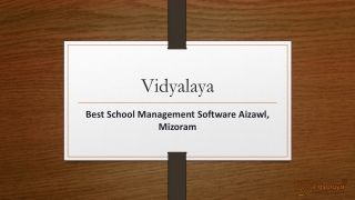 Best School Management Software Aizawl, Mizoram