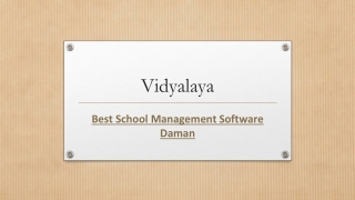 Best School Management Software Daman