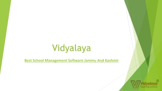 Best School Management Software Jammu And Kashmir